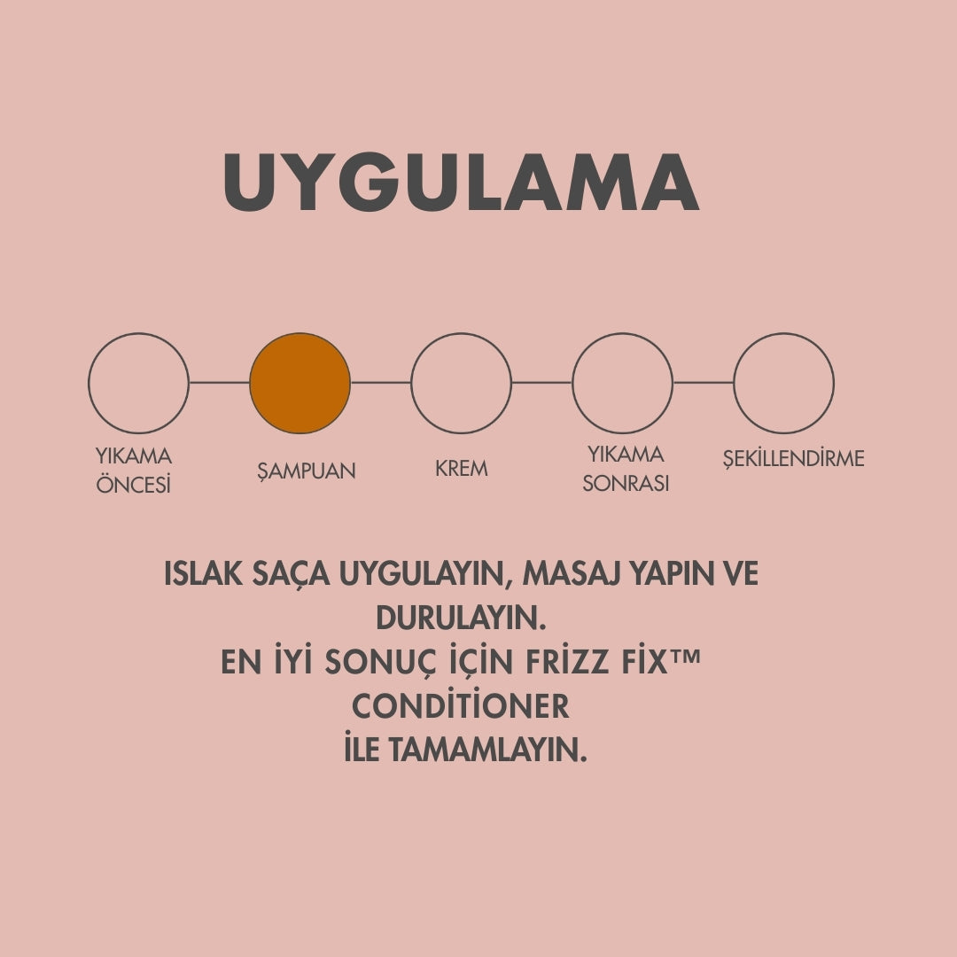 Frizz Fix Kabarma Karşıtı Pürüzsüzleştirici Şampuan
