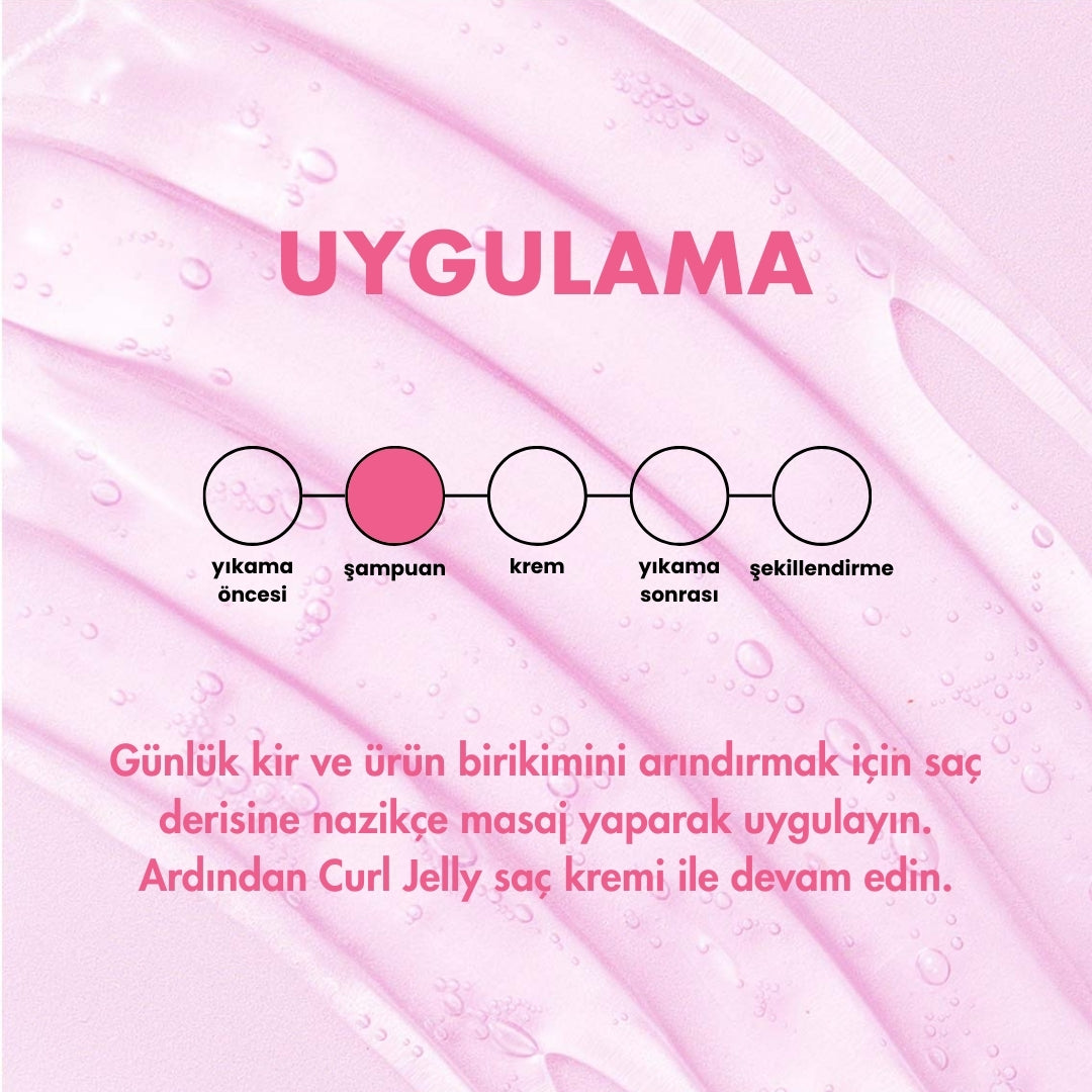 Curl Jelly Bukle Belirginleştirici Şampuan