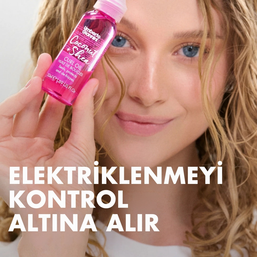 Coconut & Shea Bukle Güçlendirici Saç Yağı