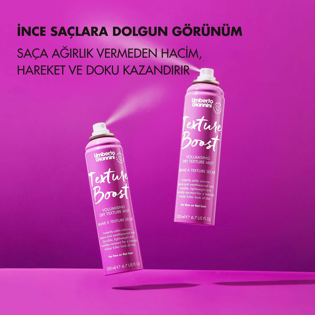 Texture Boost Hacim ve Doku Kazandıran Sprey