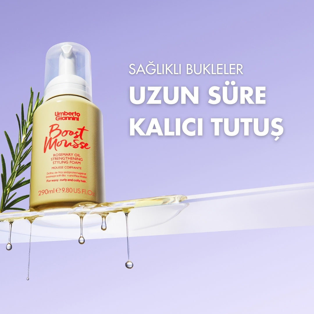 Strong Curls Güçlendirici Biberiye Yağlı Bukle Şekillendirici Köpük