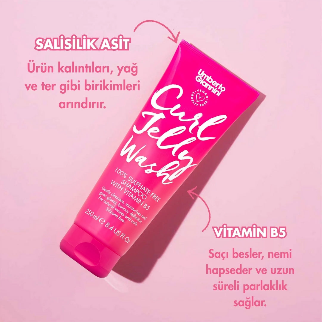 Curl Jelly Bukle Belirginleştirici Şampuan