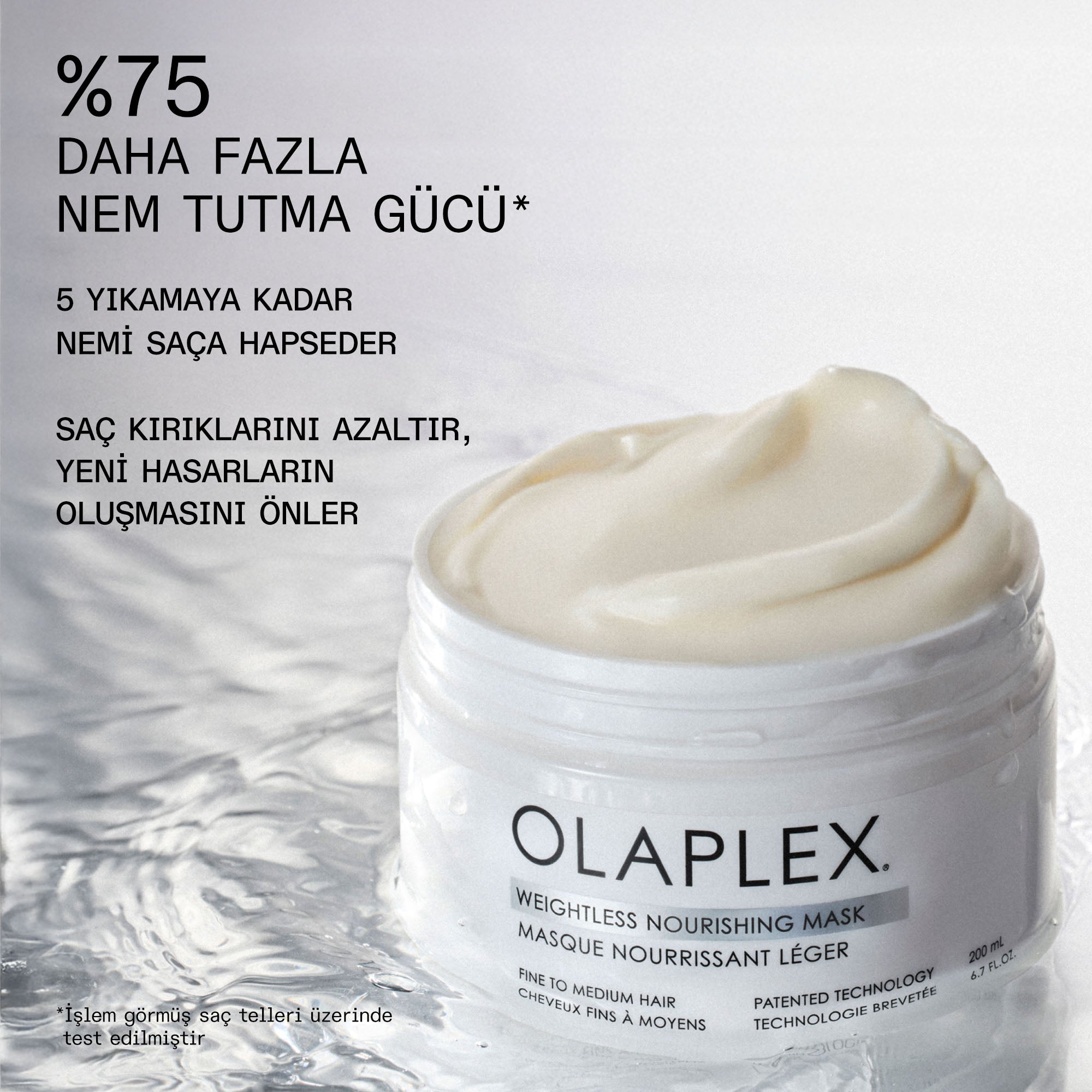 Weightless Nourishing Mask İnce Telli Saçlar İçin Besleyici Maske